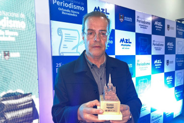 Yesid López, ganador del premio vida y obra.