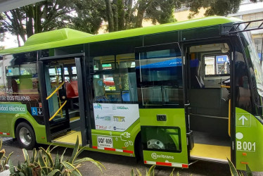 El bus eléctrico que se unirá a la flota del transporte público en Armenia (Quindío).