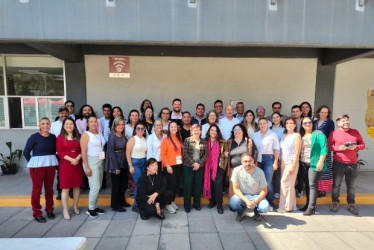  Foto I Cortesía para LA PATRIA  Grupo de docentes de colegios municipios de Caldas, diferentes de Manizales, y de México que participaron en la pasantía, por el convenio Universidad Autónoma de Manizales-Instituto de Educación Superior Rosario Castellanos.