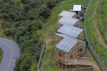 Vista aérea del vivero de alta montaña de Vivo Cuenca Torrecitas