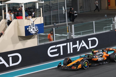 Lando Norris (McLaren) ganó el Gran Premio de Abu Dabi