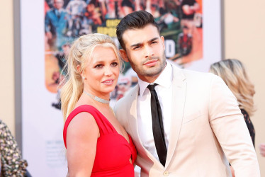 Britney Spears y Sam Asghari. 