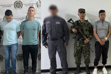 Los tres señalados fueron capturados y privados de la libertad. 