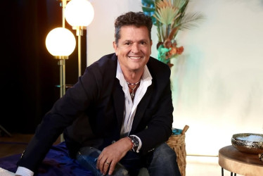 El cantante colombiano, Carlos Vives. 