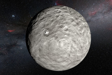 Ceres es el objeto más grande en el cinturón de asteroides principal del Sistema Solar. 