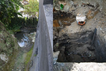 Actualmente las cámaras de agua lluvia y aguas negras fueron canalizadas por la construcción y renovación en las cámaras de inspección de la sede Palogrande de la Universidad de Caldas en Los Rosales.