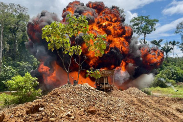 Este año se logró la incautación de 262 kilos de mercurio en Colombia. Un gramo de esa sustancia puede contaminar hasta 500.000 litros de agua.