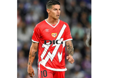 James Rodríguez, jugador del Rayo. 