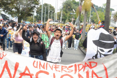 El paro de estudiantes de la U. Nacional causó irregularidad académica. 