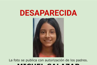 Michel Salazar Moncada, de 13 años, desapareció de Manizales en la tarde de este miércoles