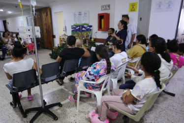 Segundo día de la Novena de Aguinaldo en el Hospital Infantil Rafael Henao Toro, de Manizales.