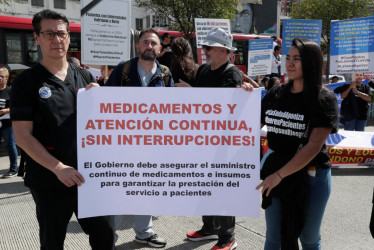 Protesta sector salud 