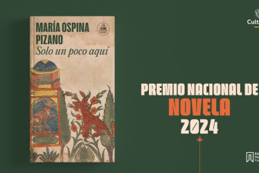 La escritora María Ospina Pizano ha sido galardonada con el Premio Nacional de Novela 2024 por su obra Solo un poco aquÍ. 