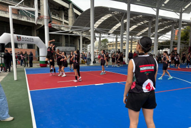 Así quedó la cancha 3 de la Unidad Deportiva Palogrande. 