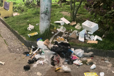 Según los residentes, el parque de Chipre viejo se convirtió en punto continuo de acumulación de basura, piden más cultura ciudadana.