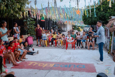 Niños y niñas de La Dorada disfrutaron de Novenas en sus barrios. 