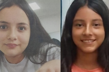 Salomé Quintero Rodríguez, de 14 años, y Michel Salazar Moncada, de 13.