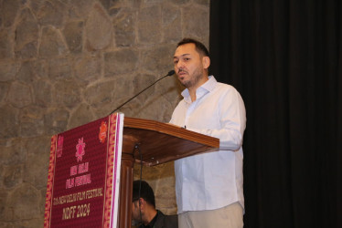 Daniel Mendoza, autor de la serie Matarife. 