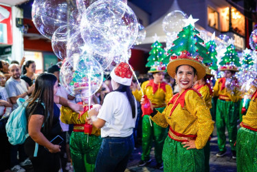 El primer desfile navideño que se realizó en Pereira el pasado sábado 14 de diciembre tuvo afluencia de casi 60 mil personas.