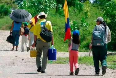 La medida también generó desplazamiento forzado en esa zona del país. 