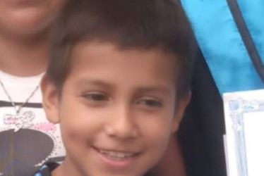 Diego Valencia Camayo, de 9 años.