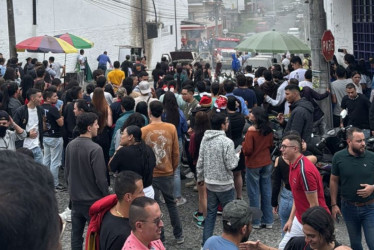 Incendio en el barrio Faneón de Manizales