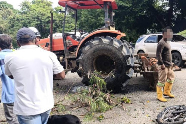 El vehículo explotó cerca de un puesto de control de la Policía ubicado en el sector de Las Piñas