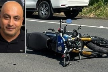 John Freddy Hoyos murió en moto entre Viterbo y La Virginia.