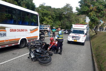 Accidente en la Kevin Ángel.