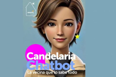 "Candelaria, la vecina que lo sabe todo" es la descripción que ofrecen sobre el chatbot que conversa con turistas en Bogotá para brindarles información de interés sobre la capital.