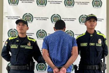 Uno de los 3 detenidos.