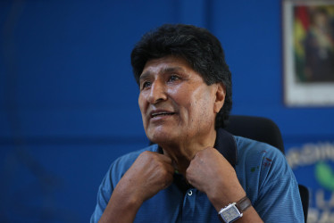 Evo Morales, expresidente de Bolivia.