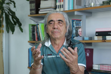 Germán Salazar, autor de las obras en grabado.