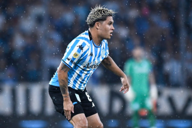 Juan Fernando Quintero ganó la Copa Sudamericana 2024 con Racing de Argentina.