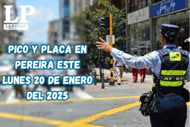 Entérese de los números de las placas que tienen restricción en Pereira (Risaralda).