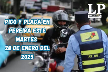 Entérese de los números de las placas que tienen restricción en Pereira (Risaralda).