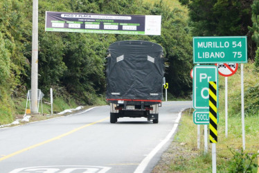 Pico y placa en la vía Manizales - Murillo