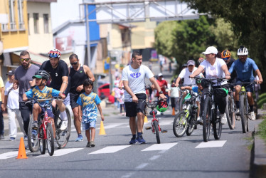 La Avenida Santander es el epicentro de la recrevía en Manizales. Este domingo vuelven las jornadas lúdicas y deportivas.