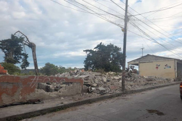 En este lote, situado en la entrada del corregimiento de Bolivia, se construirá el nuevo centro de salud para la comunidad.