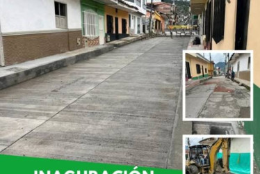 inauguración de obras de pavimentación, reposición del sistema de acueducto y alcantarillado de la cra 9 entre calles 37 y 38.