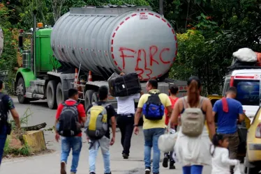 los enfrentamientos entre la guerrilla del Ejército de Liberación Nacional (Eln) y el Frente 33 de las disidencias de las Farc en el Catatumbo