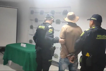 Uno de los 3 detenidos en los diferentes operativos.