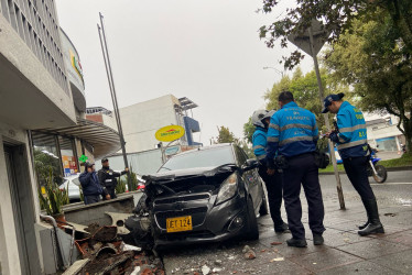 El accidente fue en la avenida Santander. 