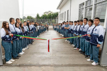 Fotos I Cortesía Alcaldía para LA PATRIA  Mil 300 alumnos disfrutan ya disfrutan la renovación del comedor, la cocina, el aula máxima, los baños y la fachada en la Normal de Manizales, ubicada a un lado de la Universidad de Caldas. 