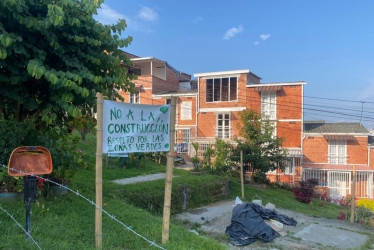 Fotos | Cortesía | LA PATRIA   Esta es la zona verde que los habitantes del sector desean conservar.