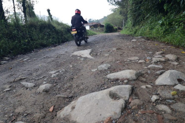  Estado de la vía Supía (Caldas) - Caramanta (Antioquia).