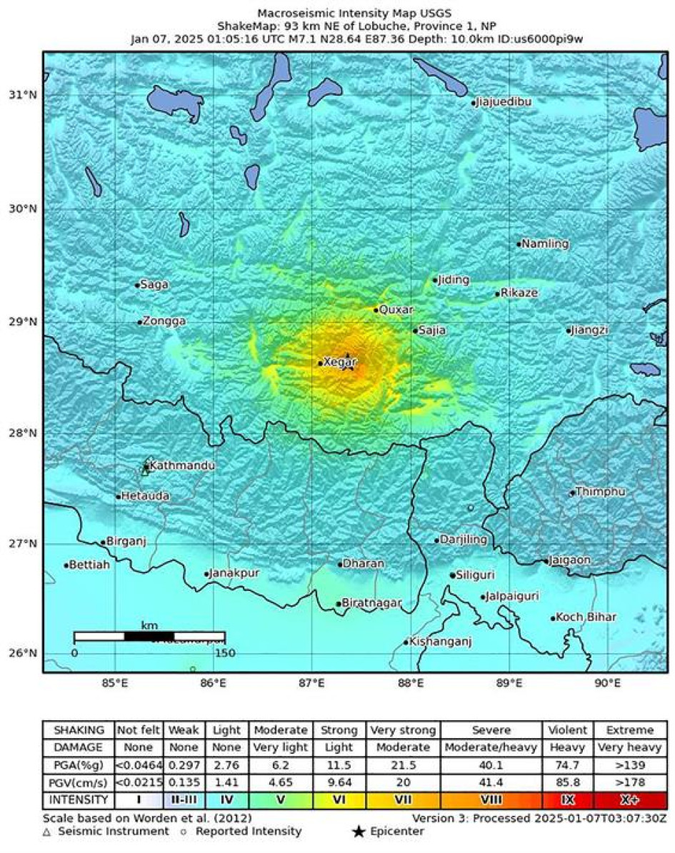 Al menos 9 muertos tras un terremoto de magnitud 6,8 en la región china