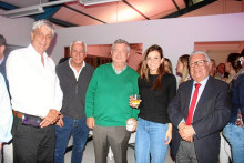 Germán López, Arturo Vallejo, Fabián Escobar, Oriana Jalabert y Luis Bernardo Gómez.