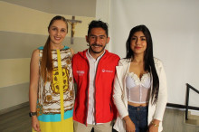 Laura González, Andrés Henao y Danna Valentina Arenas