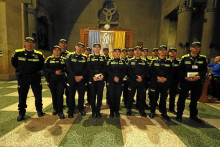 La Escuela de Carabineros Alejandro Gutiérrez se hizo presente con la teniente coronel Sandra Bibiana López Duque, quien estuvo acompañada de unos oficiales y suboficiales de la institución.